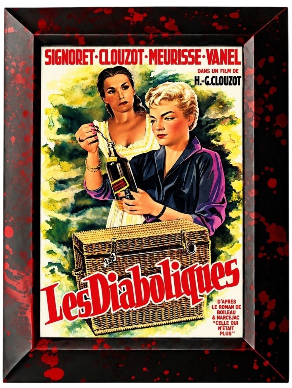 Les Diaboliques (1955) Gothic horror Thriller Flim Action Framed Photo Print Art